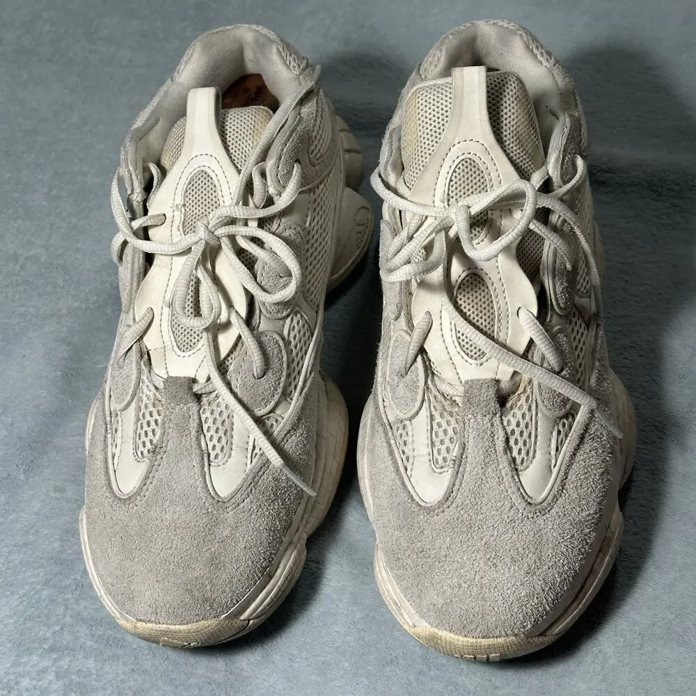 Adidas Yeezy 500 Stone Salt Mens 10.5 ID1600 Retro Puff Cloud Sneakers Kanye